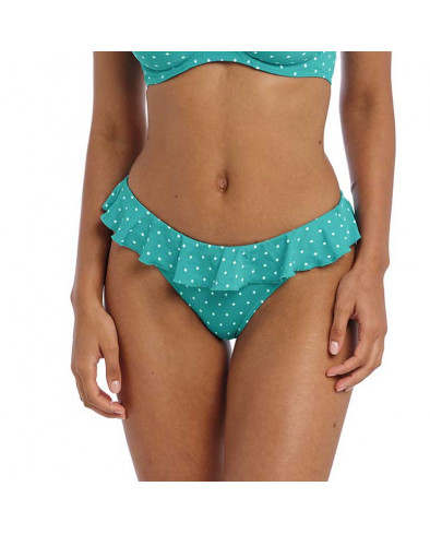 JEWEL COVE Cueca de Banho com Folhos